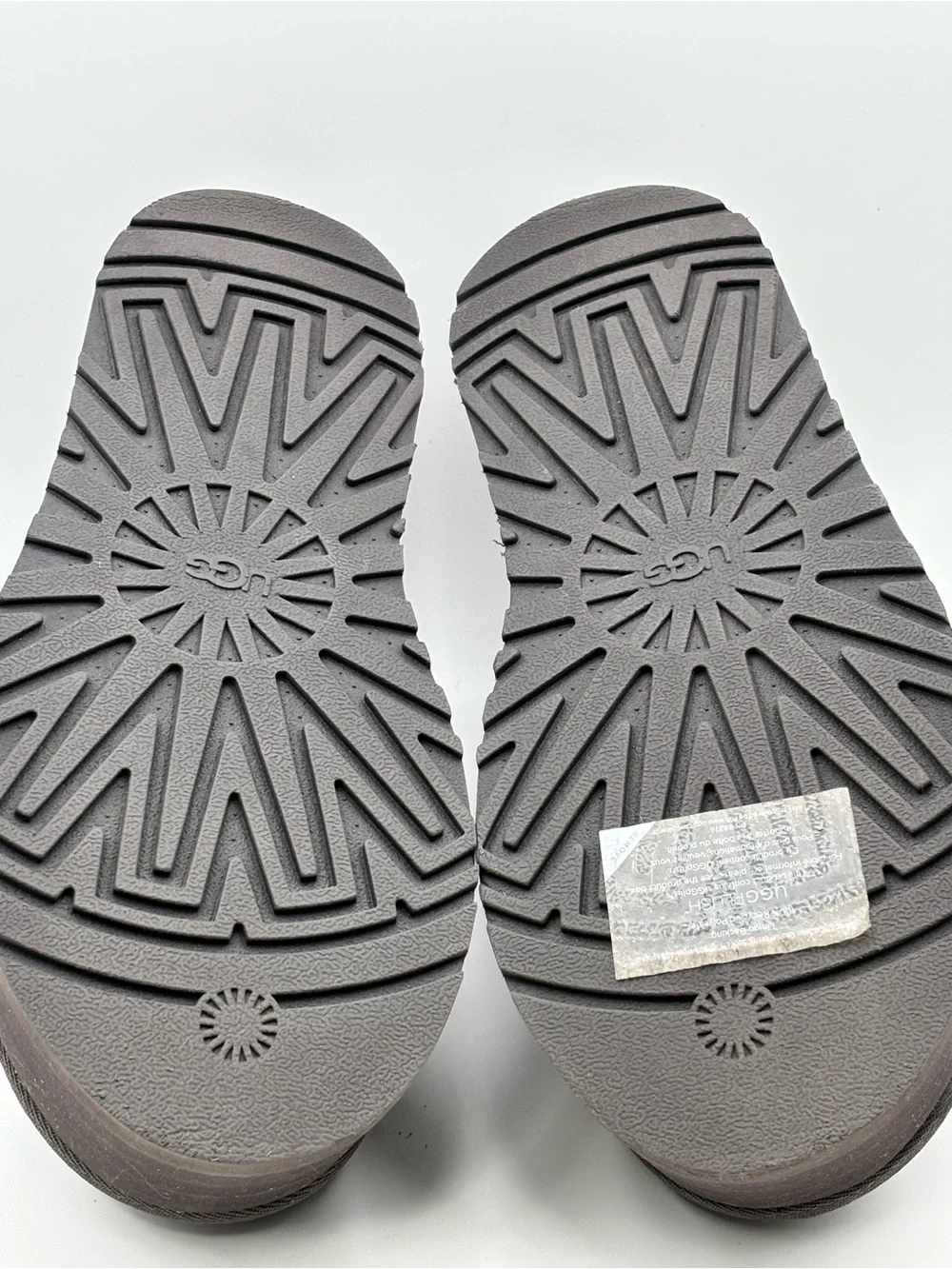 UGG Classic Mini Dipper Gray Platform Ankle Boots Size 5